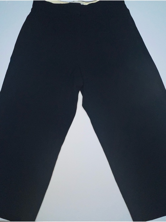 MM.LAFLEUR Dark Navy Wide Leg Pants Size 6 Career Office Workwear - Picture 2 of 10